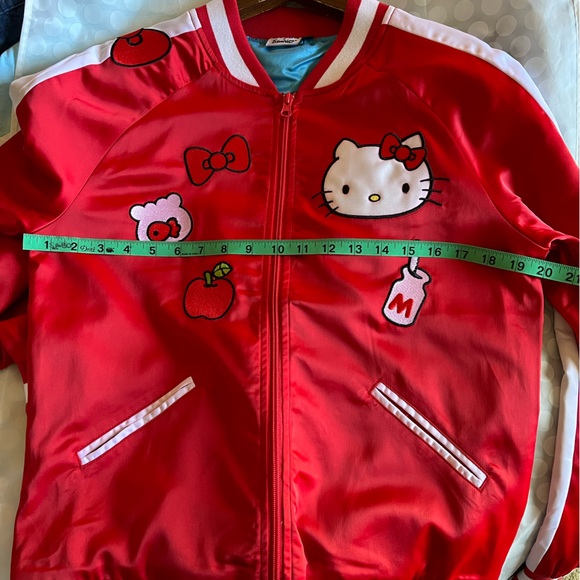 🚫SOLD🚫Sanrio Hello Kitty x Nylon Satin Bomber Jacket - Picture 7 of 10